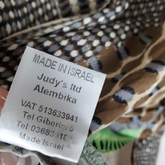 Alembika Button Up Tunic Top Size 1 US 6-8 Pistachio Long Sleeve Blouse READ DES - Picture 10 of 15